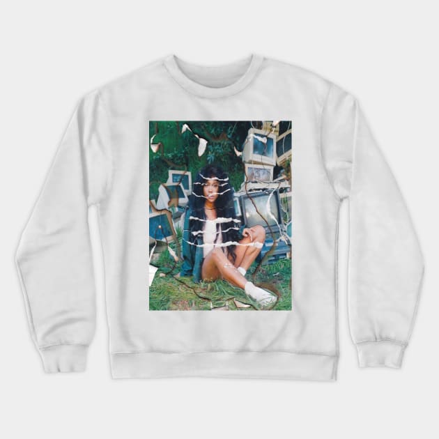 SZA (CTRL) Crewneck Sweatshirt by stellarcollages